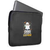 Halloween-Buh-Element der Überraschung Gespenst De Laptopschutzhülle (Vorne Rechts)
