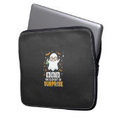 Halloween-Buh-Element der Überraschung Gespenst De Laptopschutzhülle (Vorderseite Links)