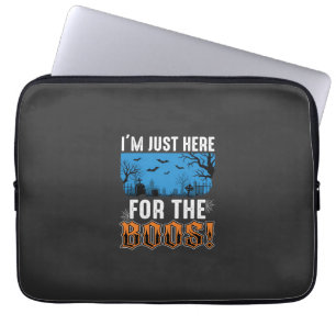 Halloween Buh-Geist-Friedhofs-Vektordesign_1 Laptopschutzhülle