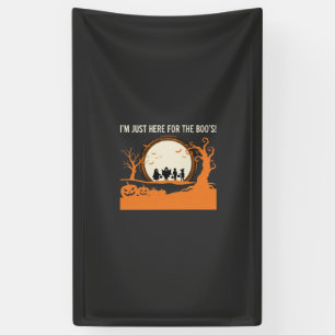 Halloween Buh-Geist-Silhouette Banner