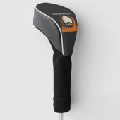 Halloween Buh-Geist-Silhouette Golf Headcover (angewinkelt)