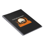 Halloween Buh-Geist-Silhouette Notizblock (Rechte Seite)
