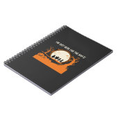 Halloween Buh-Geist-Silhouette Notizblock (Linke Seite)