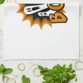 Halloween Buh! Geschirrtuch (Gefaltet)