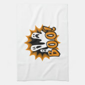 Halloween Buh! Geschirrtuch (Vertikal)
