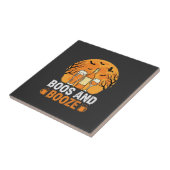 Halloween Buh und Schnaps Trinkparty Design Fliese (Seite)