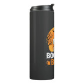 Halloween Buh und Schnaps Trinkparty Design Thermosbecher (Nach links gedreht)