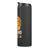 Halloween Buh und Schnaps Trinkparty Design Thermosbecher (Nach rechts gedreht)
