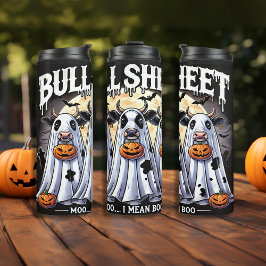 Halloween Bull Sheet / Bullen Funny Thermosbecher