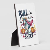 Halloween Bull Sheet, Funny Ghost Cow Fotoplatte (Seite)
