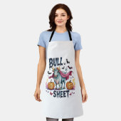 Halloween Bull Sheet, Funny Ghost Cow Schürze (Getragen)