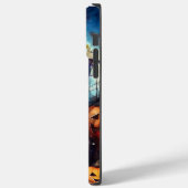 Halloween Bulldog mit Pumpkins Beängstigend Case-Mate iPhone Hülle (Rückseite / Links)