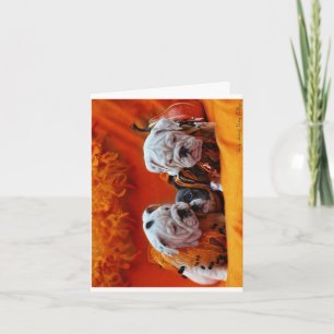 "Halloween Bulldogs" Karte