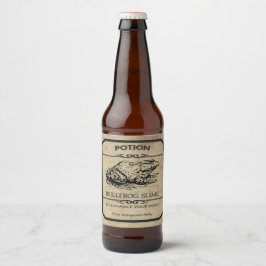 Halloween Bullfrog Slime Apothecary Bee Label Bierflaschenetikett