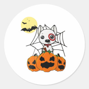 Halloween Bullseye Ziel Teammitglied Aufkleber