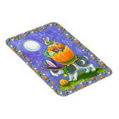 HALLOWEEN BUNNEN, KANDKORN, FARBENFARBIG MAGNET (Rechte Seite)