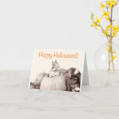 Halloween Bunny Hoppy Halloween! Karte (Gelbe Blume)