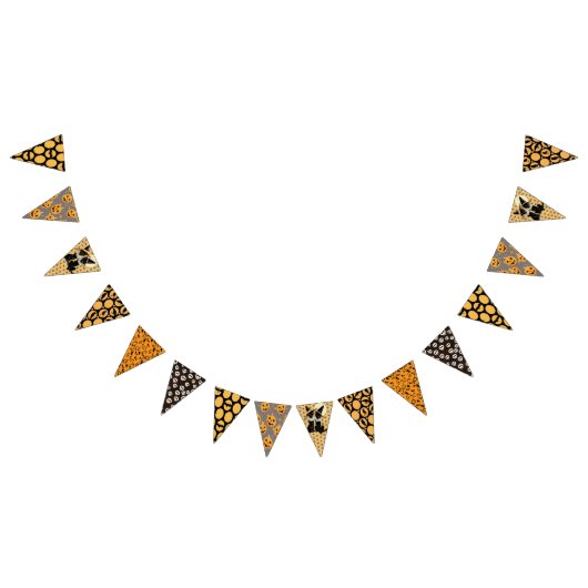 Halloween Bunt. Wimpelkette (Alle)