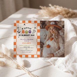Halloween bunte Babyparty-Einladungsfoto Einladung