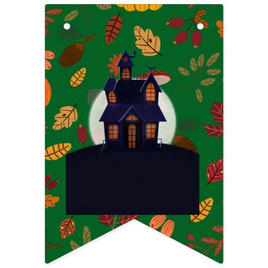 Halloween buntes Banner (Zweite Fahne)