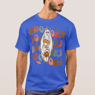 Halloween Buoks Niedlich Ghost Boo Reading Books 5 T-Shirt