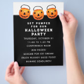 Halloween-Büro-Party Flyer (Hand)