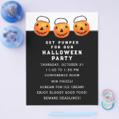 Halloween-Büro-Party Flyer (Einzeln)