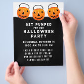 Halloween-Bürofeier Flyer (Hand)