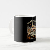Halloween-Busfahrer-Mitternachtsroute Kaffeetasse (Vorderseite Links)