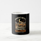 Halloween-Busfahrer-Mitternachtsroute Kaffeetasse (Mittel)