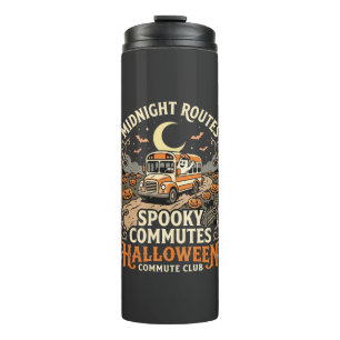 Halloween-Busfahrer-Mitternachtsroute Thermosbecher
