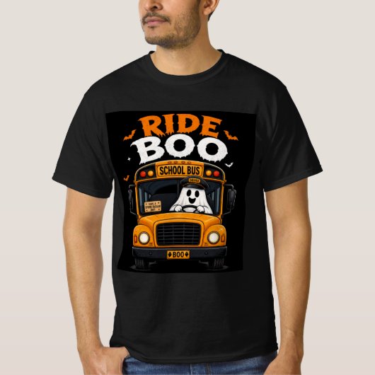 Halloween-Busfahrer T-Shirt (Vorderseite)