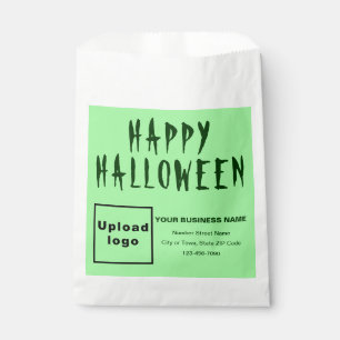 Halloween Business Light Green Hintergrund Geschenktütchen