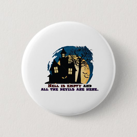 Halloween Button (Vorderseite)