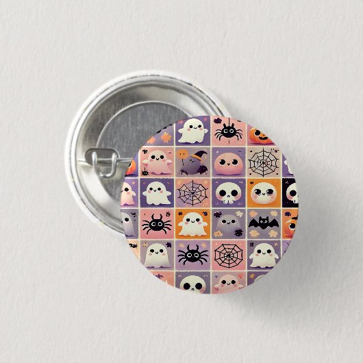 Halloween Button (Vorne & Hinten)
