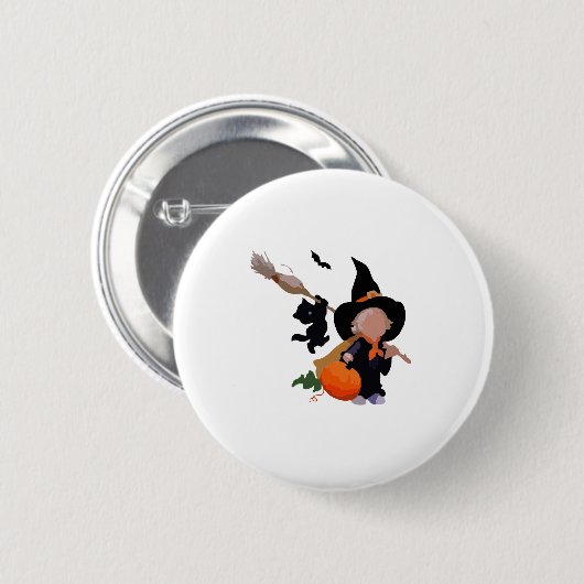 Halloween Button (Vorne & Hinten)