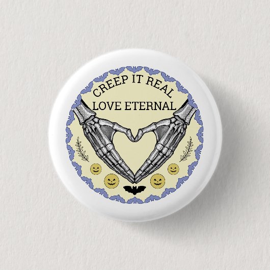 Halloween Button (Vorderseite)
