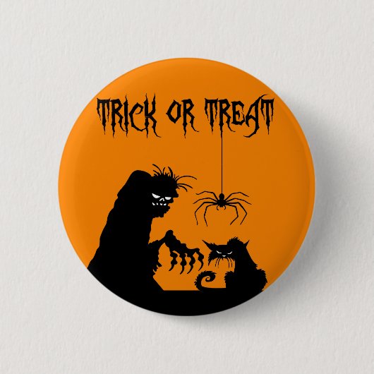 Halloween Button (Vorderseite)