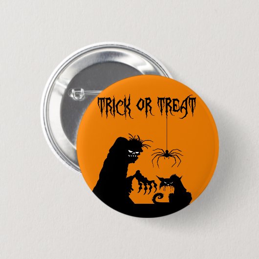 Halloween Button (Vorne & Hinten)