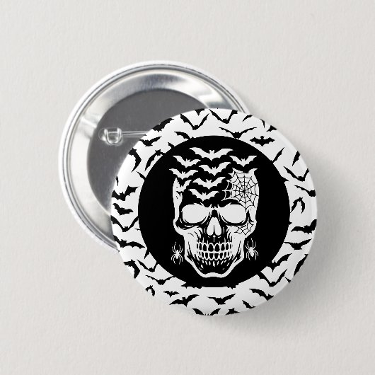 Halloween button (Vorne & Hinten)