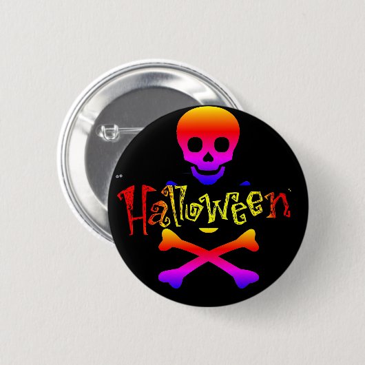 Halloween Button (Vorne & Hinten)