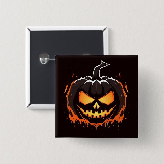 Halloween-Button Button (Vorne & Hinten)