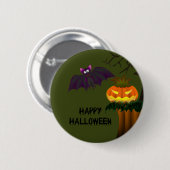 Halloween-Button Button (Vorne & Hinten)