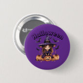 Halloween Button-Button Button (Vorne & Hinten)