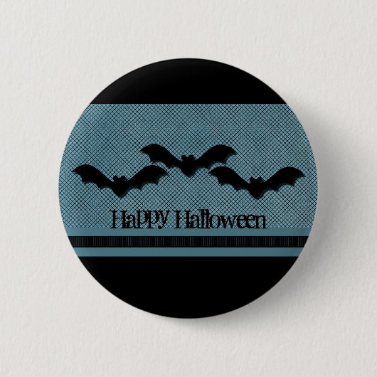 Halloween-Button, dunkelblau Button (Vorderseite)