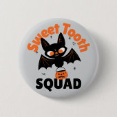 Halloween-Button mit Sweet Tooth Squad - Bat Button (Vorderseite)
