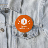 Halloween Button, Orange Button (Beispiel)