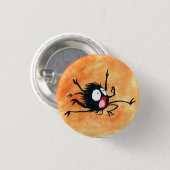 Halloween Button! Spooked Little Spider! Button (Vorne & Hinten)