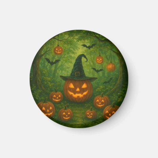 Halloween button that matches nature magnet (Vorne)