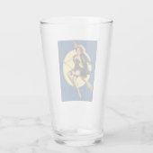 Halloween Button Up Girl Hexe Glas (Rückseite)